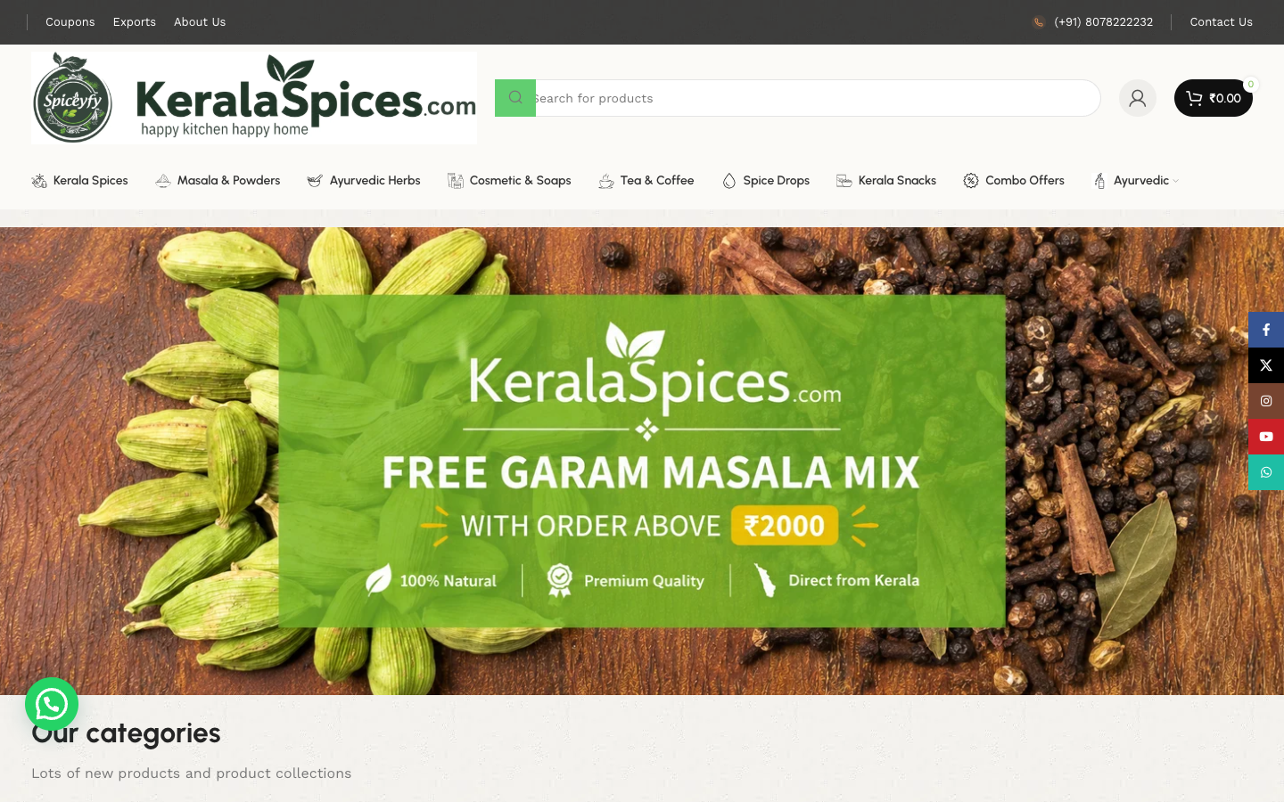 Kerala Spices Mockup